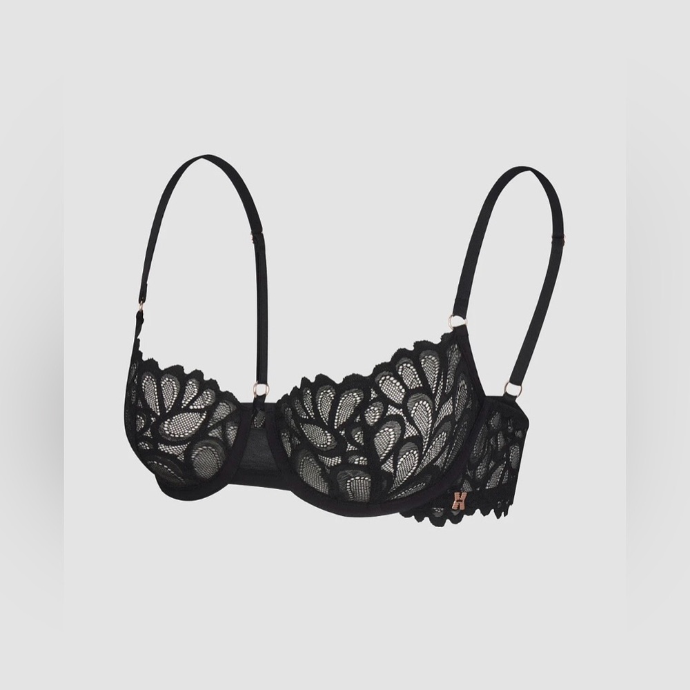 Savage X Fenty Black Lace Underwire Bra